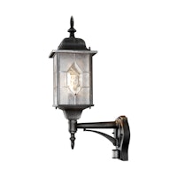 Konstsmide Wandleuchte Milano, schwarz, silber (7268-759)