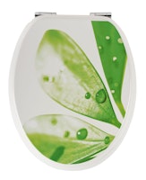 Sanitop WC-Sitz Dekor Lotusblüte mit Soft-Schließ-Komfort