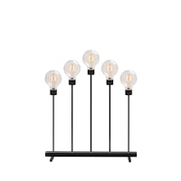 Konstsmide Weihnachtsbeleuchtung  LED Metallleuchter symetrisch Dimmer 54cm