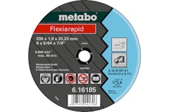 Metabo Flexiarapid 230x1,9x22,23 InoxTrennscheibegerade Ausführung Metabo Flexiarapid 230x1,9x22,23 InoxTrennscheibegerade AusführungZubehörbild