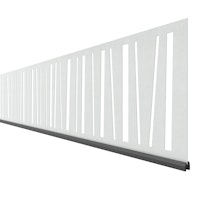 Traumgarten SYSTEM Dekorprofil LINEA Silber