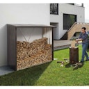 Biohort Woodstock Kaminholzlager Geräteschrank