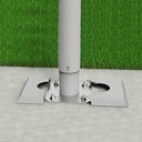 Biohort Pfosten/Steher für Sichtschutz-System