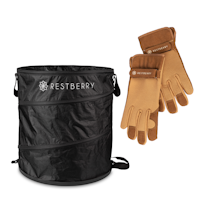 Restberry Laubsack und Handschuhe Gr. L