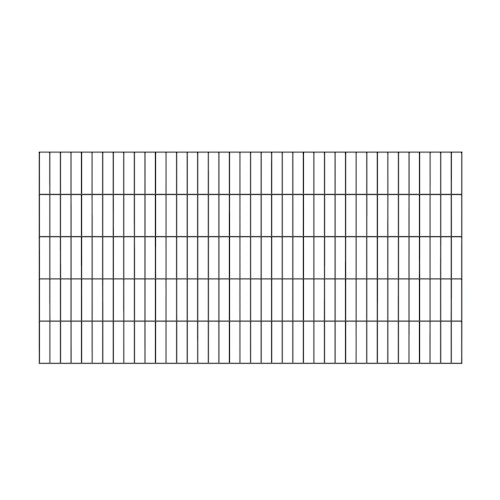 Alberts® Doppelstabmatten 6/5/6 Komplettset 2-50 Meter inkl. Pfosten mit Klemmlasche