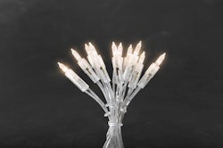 Konstsmide Weihnachtsbeleuchtung  LED Minilichterkette 100 warmweiße Dioden