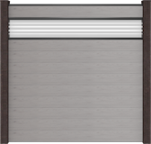 GroJa Solid Stecksystem Bausatz Quadratisch inkl. Glas-Designeinsatz 30cm GroJa Solid Stecksystem Bausatz Quadratisch inkl. Glas-Designeinsatz 30cmZubehörbild