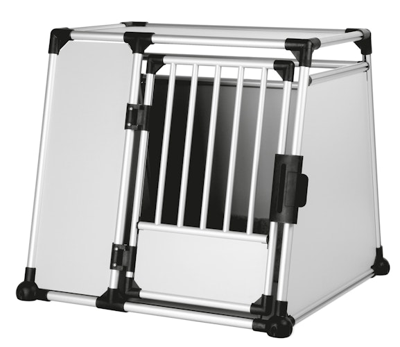 TRIXIE Transportbox Aluminium silber/hellgrau Transportbox