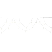 Konstsmide Weihnachtsbeleuchtung  LED DachrInnenlichterkette Bogen 200 bernstein