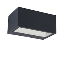 LUTEC LED-Außenwandleuchte GEMINI Gussaluminium anthrazit (1891 S GR)