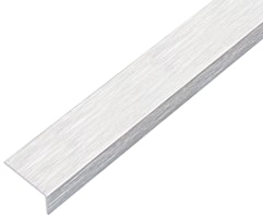Alberts® Winkelprofil selbstklebend, Alu, edelstahldesign hell, versch. Größen