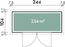 Wolff Finnhaus Premium Geräteschrank 20-A/B/C/D