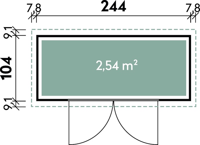 Wolff Finnhaus Premium Geräteschrank 20-A/B/C/D