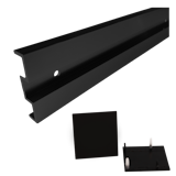 NOVADOORS Wandabstand-Set NOVA STS 406 BLACK 18.5 Distanzprofil, Endkappen 1900 Schwarz NOVADOORS Wandabstand-Set NOVA STS 406 BLACK 18.5 Distanzprofil, Endkappen 1900 SchwarzZubehörbild