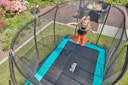 Salta Trampolin Comfort Edition Ground mit Sicherheitsnetz