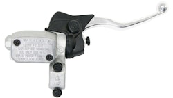 Brembo Hauptbremszylinder PS11 silber, Hebel poliert, mit Bremslichtschalter, Off-Road