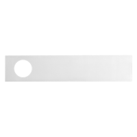 Griffwerk FRAME 1.0 | DESIGN MANUFAKTUR INLAY PAAR -WC weiß seidenmatt - glatt INLAY - Resopal -0105-20 RAL 9010