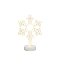 Konstsmide Weihnachtsbeleuchtung  LED Schlauchsilhouette Schneeflocke