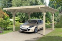Skan Holz Odenwald - Design Einzel Carport aus Leimholz Breite 428 cm