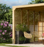 Karibu Lamellenwand für Pavillon Cubus Karibu Lamellenwand für Pavillon Cubus Zubehörbild