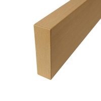 Fiberdeck Brise Soleil Abdeckkappen-Set 42 x 145 mm - 6 Stück