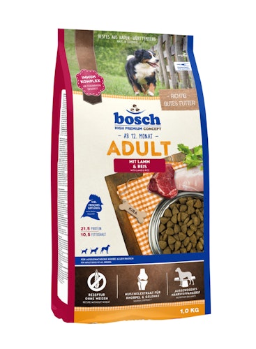 bosch Adult Lamm & Reis Hundetrockenfutter