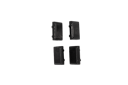 Kettler Ersatzteil Bodenschoner für Freischwinger SENSE, 4er Set Edelstahl / Charcoal