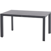 Siena Garden Dining Tisch SILVA, Aluminium Anthrazit / HPL Titan - Abverkauf