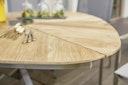 Vorschaubild Diamond Garden Tisch LYON 150 cm Triangel, Edelstahl / Recycled Teak