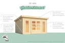 Karibu Woodfeeling Gartenhaus Northeim 5 - 38 mm
