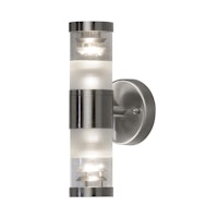 Konstsmide Halogenspot Bolzano, Edelstahl, gefrostetes/klares Glas (7595-000)