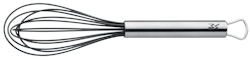 WMF Silikon-Schneebesen 20 cm Profi Plus
