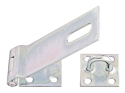 Alberts® Sicherheits-Überfalle, galvanisch verzinkt dickschichtpassiviert, LxB Überfalle:153x50,L Platte: 68 mm 348373