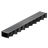 ACO Self® Hexaline 2.0 Entwässerungsrinne inkl. verzinktem Stegrost 1,0 m