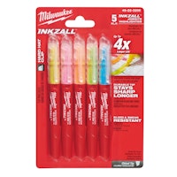 Milwaukee INKZALL Leuchtmarker farb.sortiert (5pc) 48223206