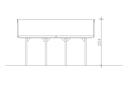 Skan Holz Wallgau - Satteldach Doppelcarport Breite 620 cm