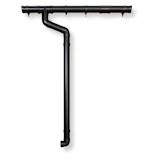 Kunststoff Dachrinnenset 402Ax für Pultdach/Flachdach Gartenhäuser Kunststoff Dachrinnenset 402Ax für Pultdach/Flachdach GartenhäuserZubehörbild
