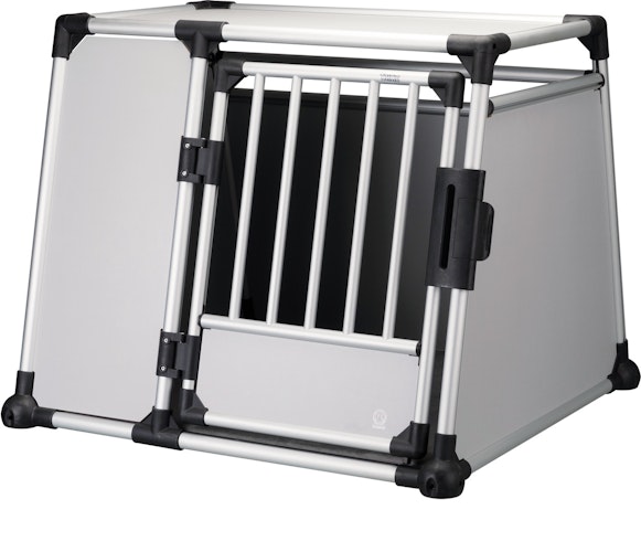 TRIXIE Transportbox Aluminium silber/hellgrau Transportbox