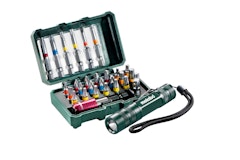 Metabo Bit-Box "SP"29-teilig + Mini Flash light Metabo Bit-Box "SP"29-teilig + Mini Flash lightZubehörbild