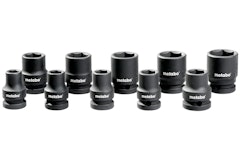 Metabo Steckschlüsselsatz 10-teilig für Schlagschrauber und Ratschenschrauber 1/2" Metabo Steckschlüsselsatz 10-teilig für Schlagschrauber und Ratschenschrauber 1/2"Zubehörbild