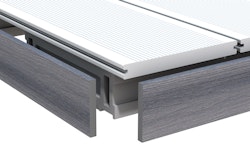 TraumGarten DreamDeck Abschlussleiste Grau 10x80x2000