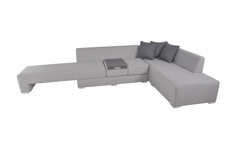Garden Pleasure Lounge Set WELLINGTON, Aluminium / Olefin (100 % Polypropylen)