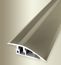 Parkettfreund Premium-Laminat-Anpassungsprofil PF 586L F9 sand 1000x45 mm - 6 - 10 mm Aluminium eloxiert gerillt