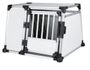Vorschaubild TRIXIE Transportbox Aluminium silber/hellgrau Transportbox