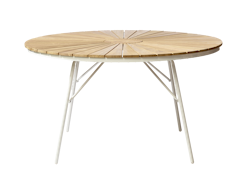 Cinas Klapptisch ELLEN, Aluminium / Teak