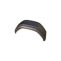 Einachs Kotflügel eckig, Kunststoff, B 240 mm