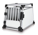 Vorschaubild TRIXIE Transportbox Aluminium silber/hellgrau Transportbox