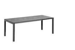 Kettler HPL-Ausziehtisch CUBIC 140/210 x 70 cm, Aluminium Anthrazit / HPL Anthrazit - Sonderaktion