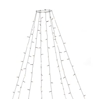 Konstsmide Weihnachtsbeleuchtung  LED Baummantel bernstein mit Glimmeffekt H400