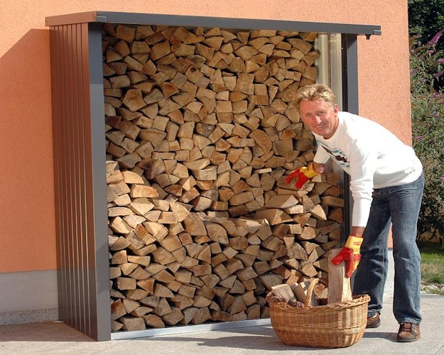 Biohort Woodstock Kaminholzlager Geräteschrank